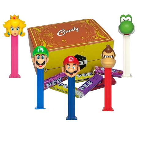 pez mario bros|mario luigi pez gift set.